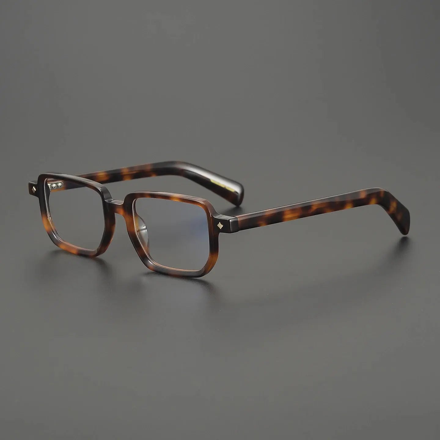 Unisex Square Full Rim Acetate Oversized Prescription Glasses 639645 — view 6 | Rx Spectacle
