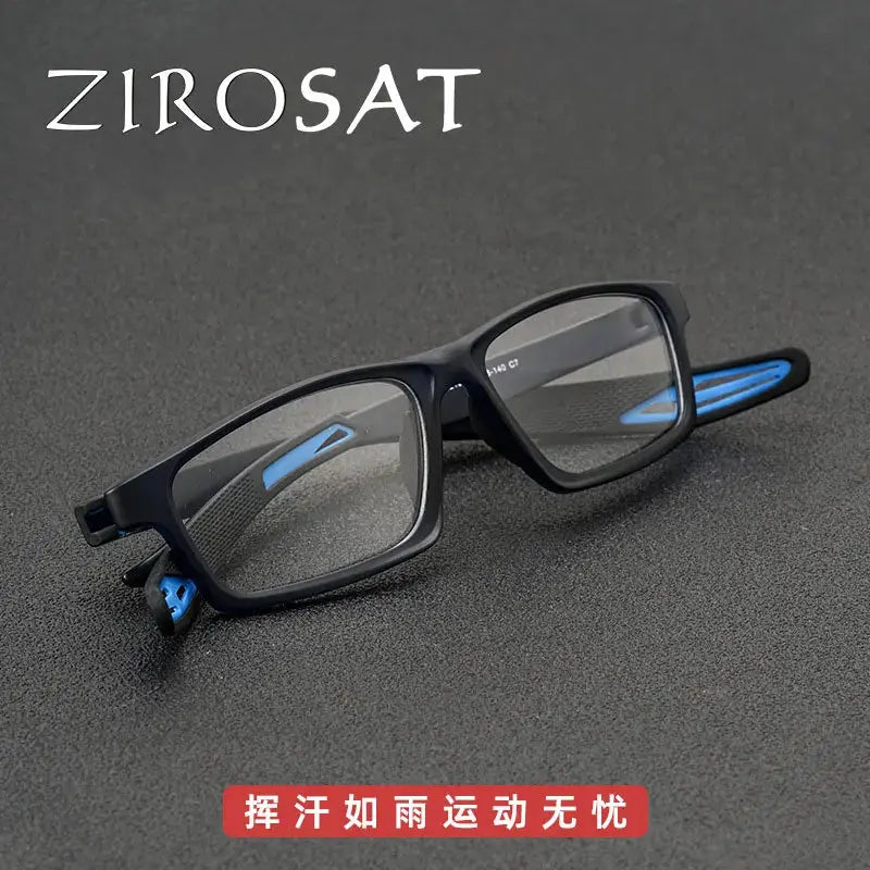 Unisex Square Full Rim Ultem Sports Glasses Z121219 — view 2 | Rx Spectacle