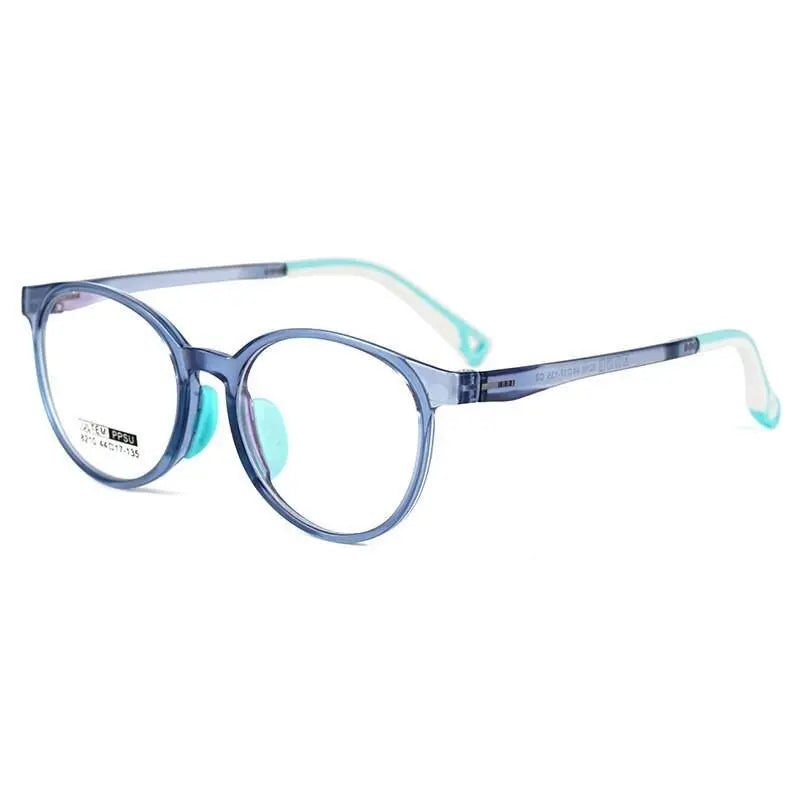 Unisex Round Full Rim Ultem Prescription Glasses 8210S — view 7 | Rx Spectacle
