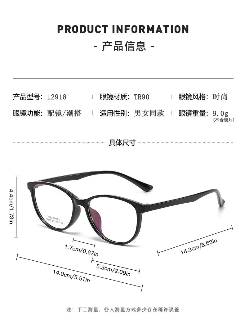 Women's Cat Eye Full Rim Titanium Prescription Glasses 12918 — view 2 | Rx Spectacle