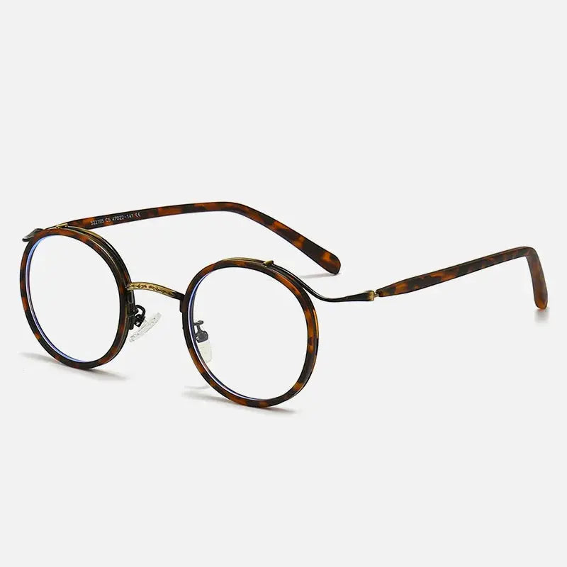 Unisex Round Full Rim Acetate Reading Glasses 22105 — view 8 | Rx Spectacle