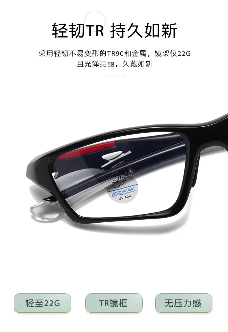 Men's Rectangular Full Rim Plastic Prescription Glasses 81278 — view 7 | Rx Spectacle
