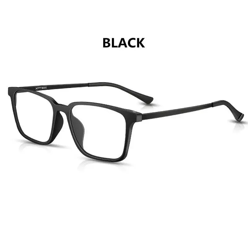 Unisex Square Full Rim Titanium Reading Glasses 98221 — view 4 | Rx Spectacle