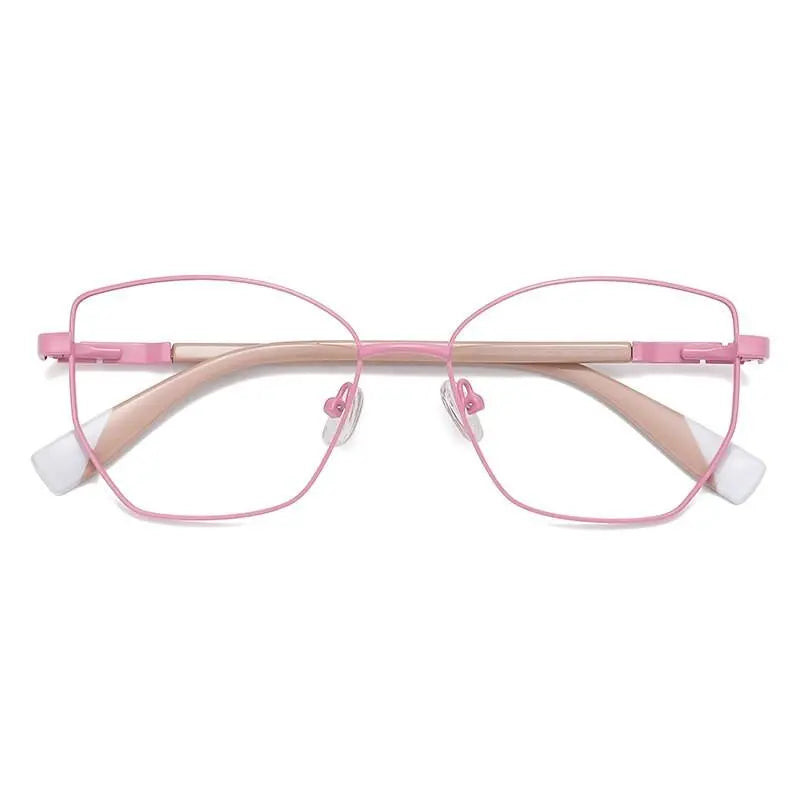 Unisex Square Full Rim Alloy Prescription Glasses 3011 — view 8 | Rx Spectacle