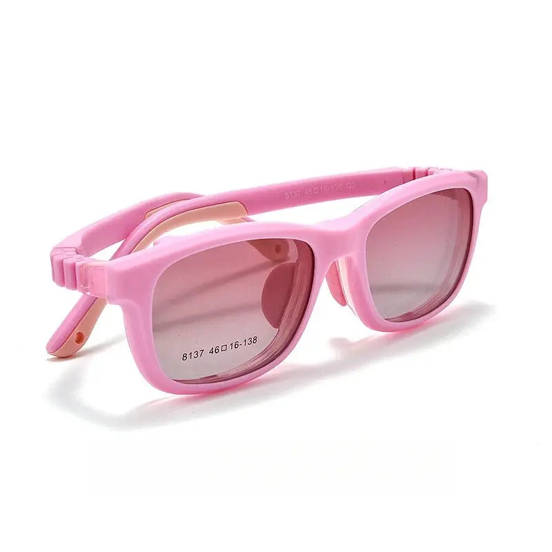 Unisex Square Full Rim TR90 Clip-On Prescription Glasses Y9137 — view 7 | Rx Spectacle
