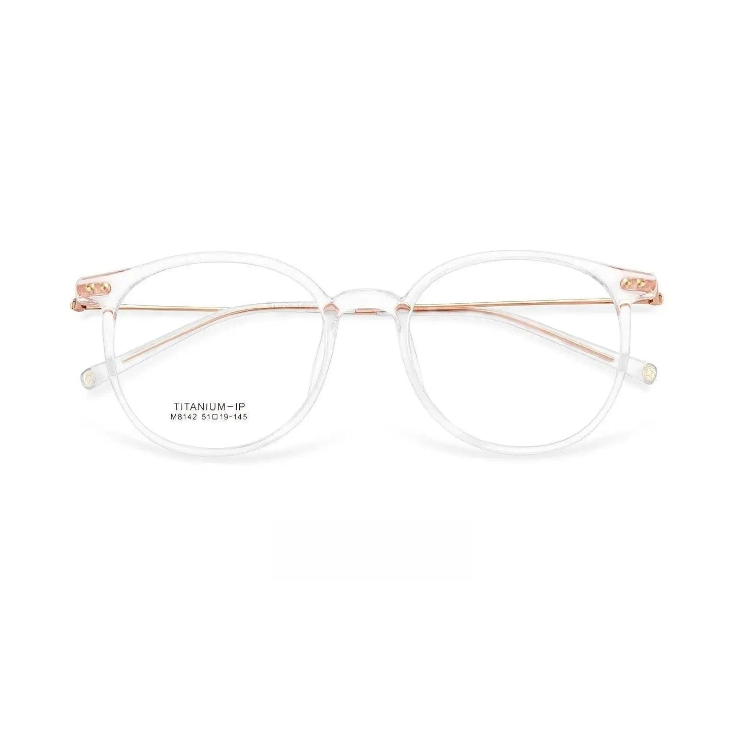 Unisex Square Full Rim Prescription Glasses M8142 — view 9 | Rx Spectacle