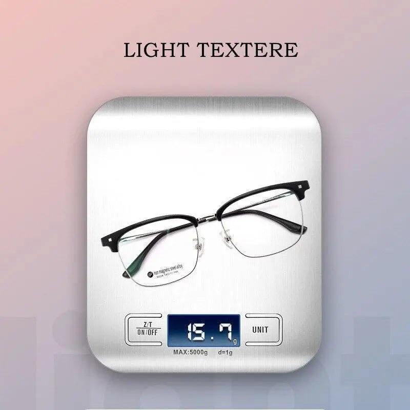 Men's Square Full Rim Acetate Prescription Glasses M224 — view 9 | Rx Spectacle