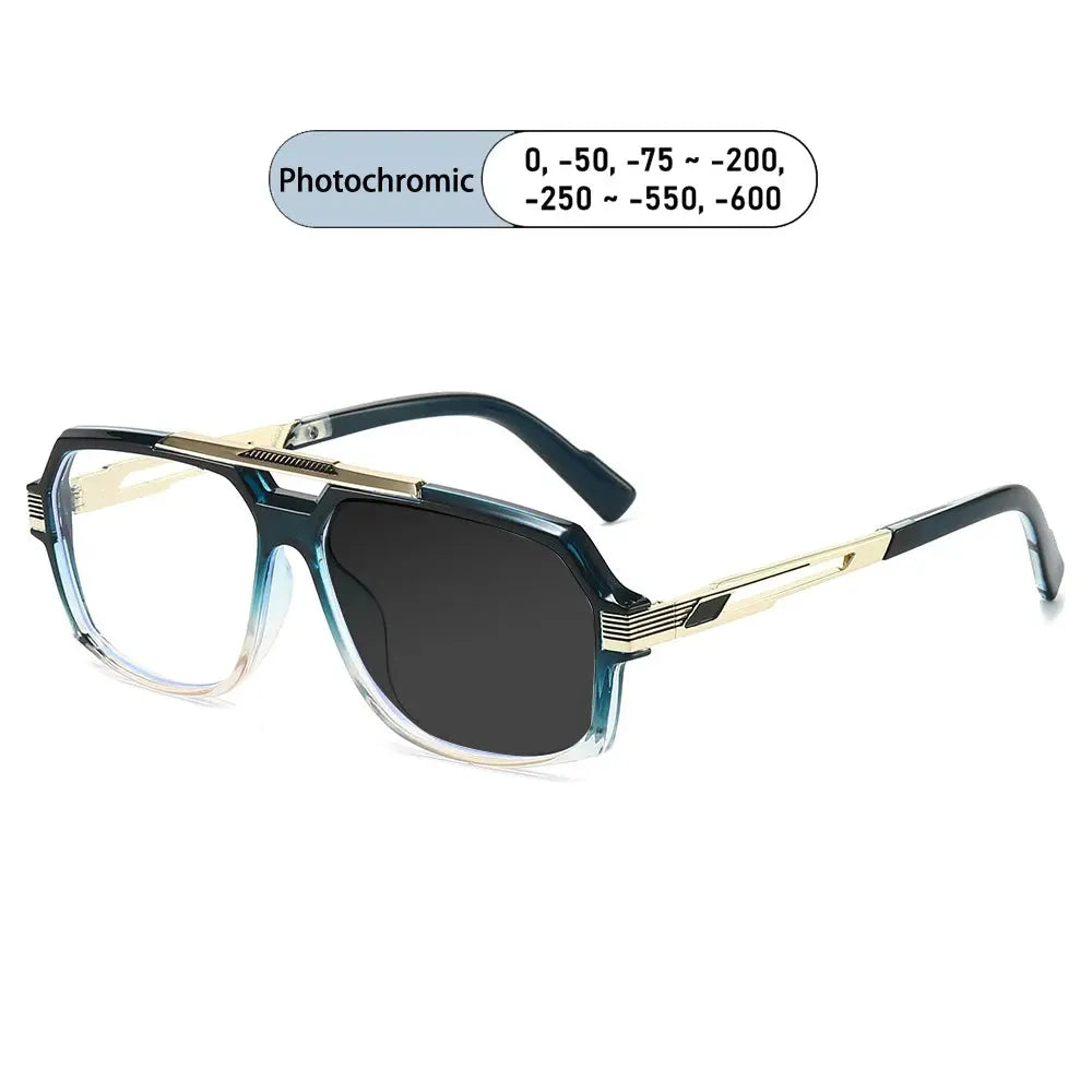 Unisex Square Full Rim TR90 Double Bridge Reading Glasses 242268 — view 4 | Rx Spectacle