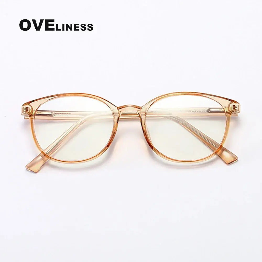 Women's Round Full Rim Titanium Prescription Glasses 398109 — view 6 | Rx Spectacle