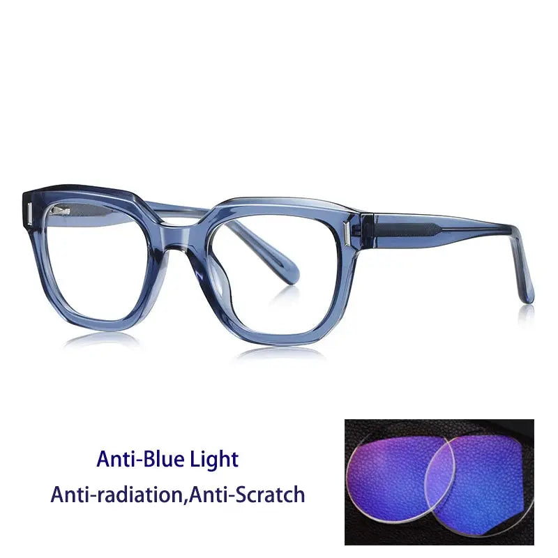 Unisex Square Full Rim TR90 Reading Glasses 78009 — view 4 | Rx Spectacle