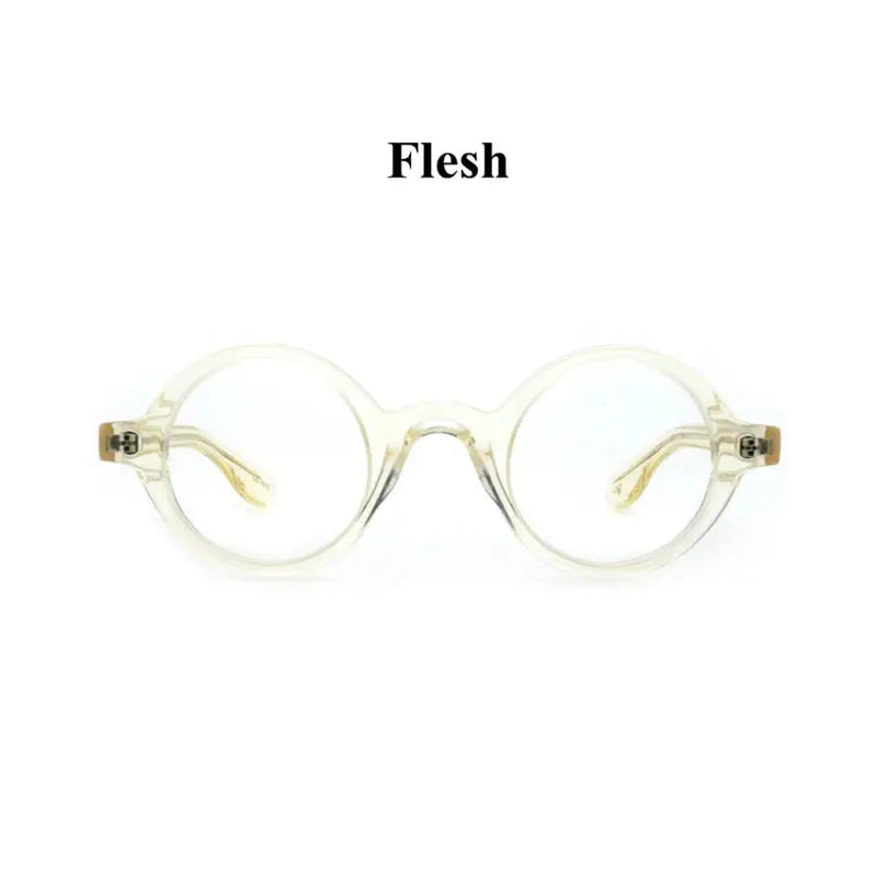 Round Full Rim Acetate Prescription Glasses 424221 — view 6 | Rx Spectacle