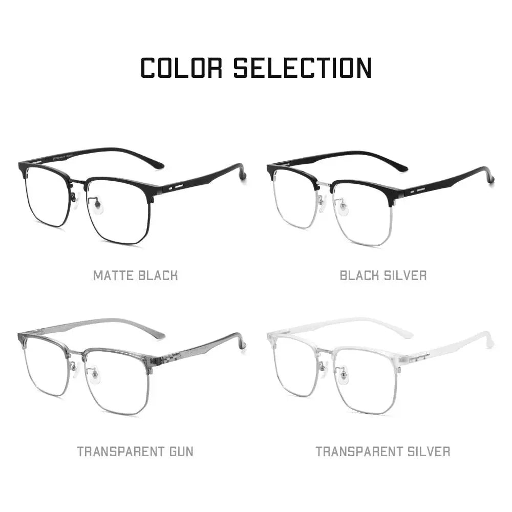 Unisex Square Full Rim TR90 Prescription Glasses Tm11 — view 7 | Rx Spectacle