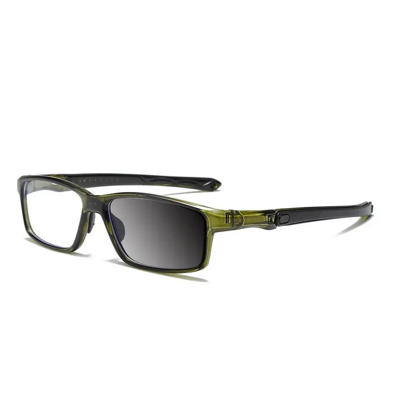 Unisex Rectangular Full Rim Sports Glasses Fj81 — view 14 | Rx Spectacle