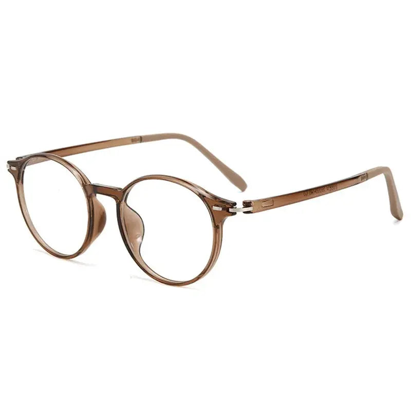 Women's Round Full Rim TR90 Prescription Glasses 46854 — view 4 | Rx Spectacle