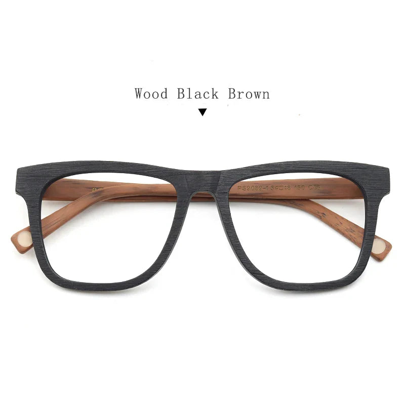 Men's Square Full Rim Acetate Prescription Glasses 908900 — view 4 | Rx Spectacle