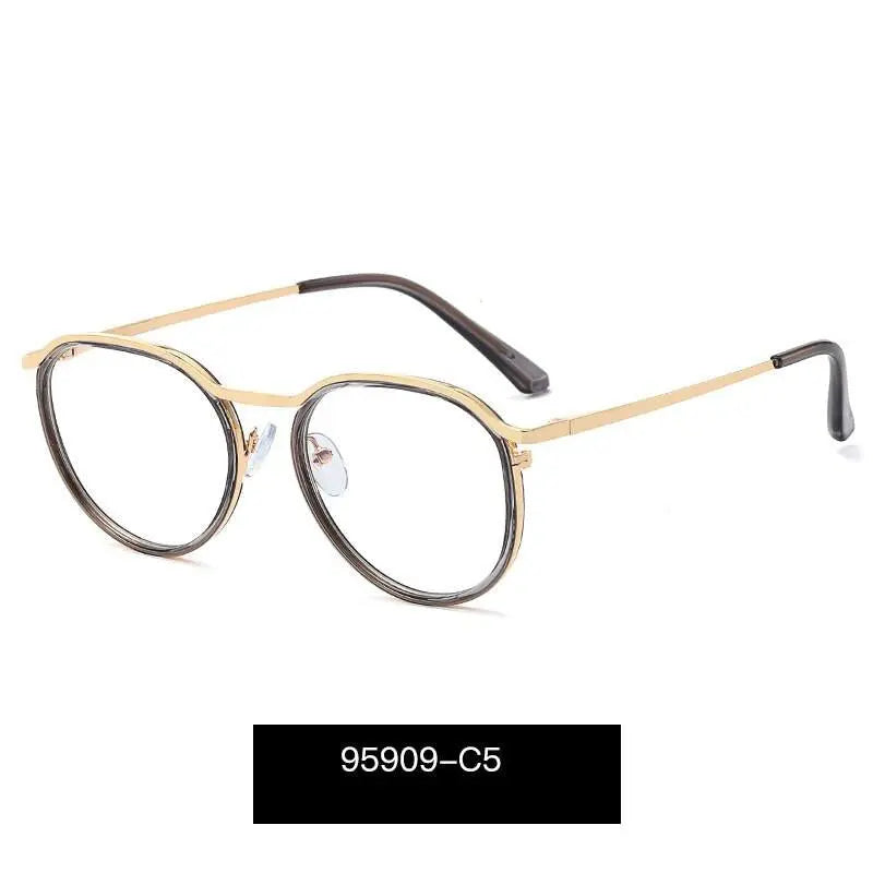 Women's Round Full Rim TR90 Prescription Glasses 95909 — view 10 | Rx Spectacle