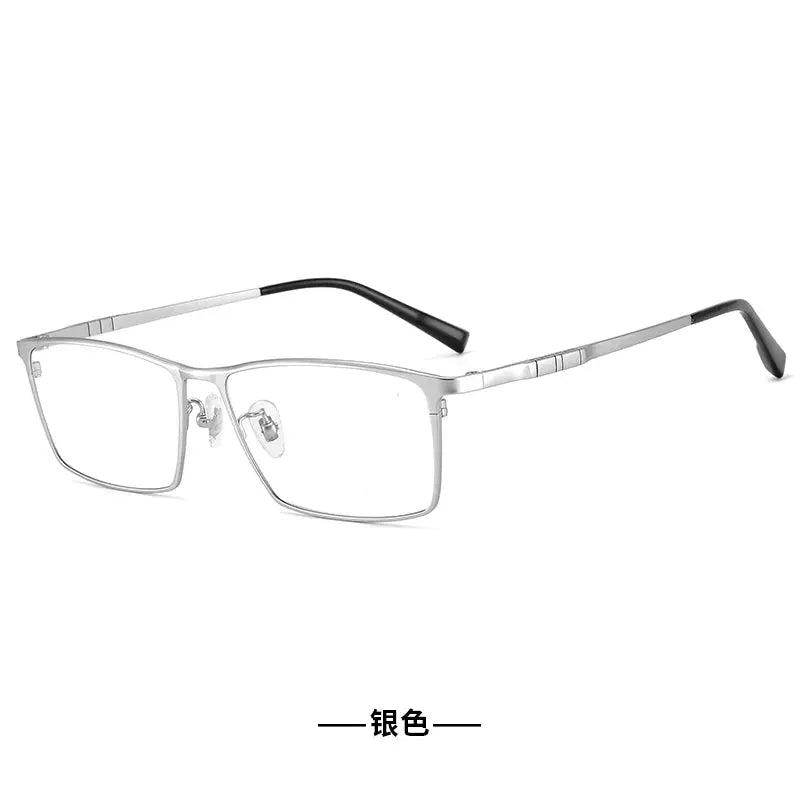 Unisex Polygon Full Rim Titanium Prescription Glasses 65050 — view 4 | Rx Spectacle