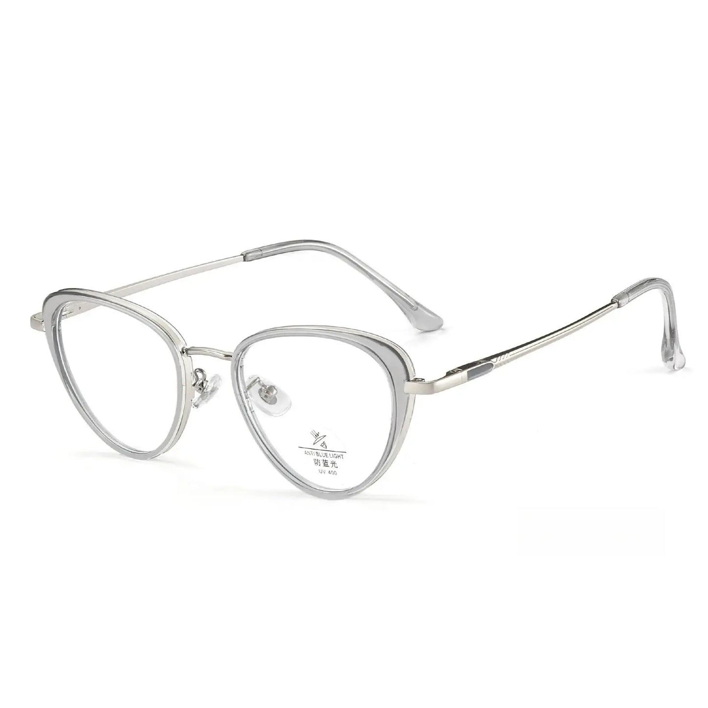 Women's Cat Eye Full Rim TR90 Prescription Glasses Y11931 — view 10 | Rx Spectacle