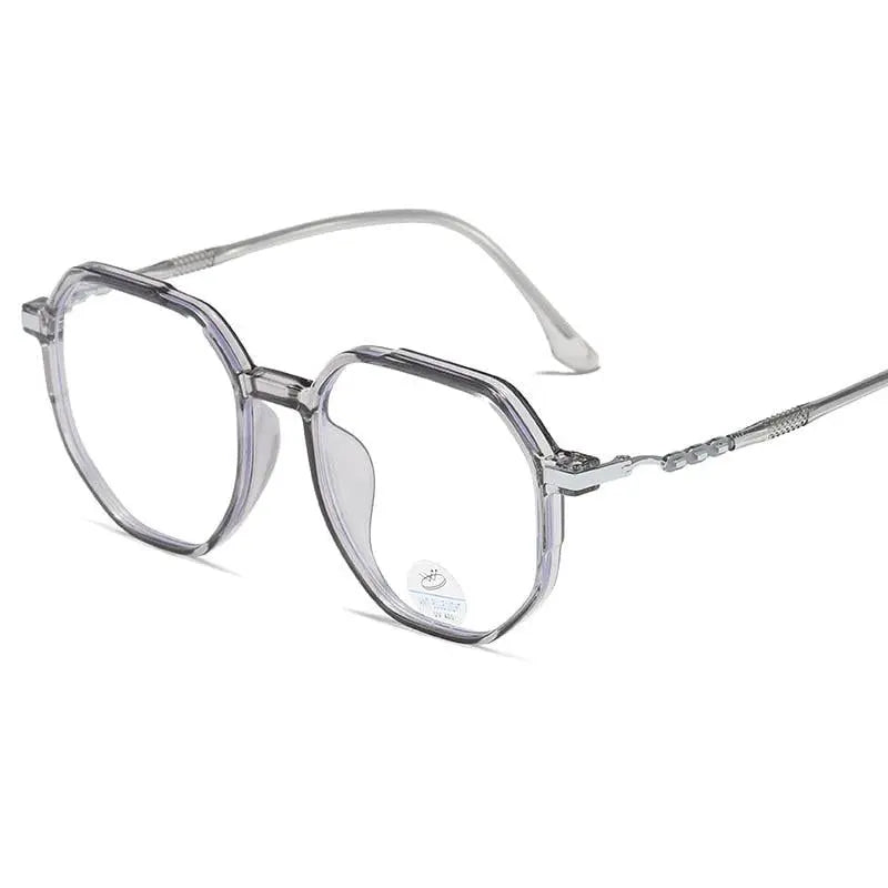 Unisex Polygon Full Rim TR90 Prescription Glasses 81240 — view 8 | Rx Spectacle