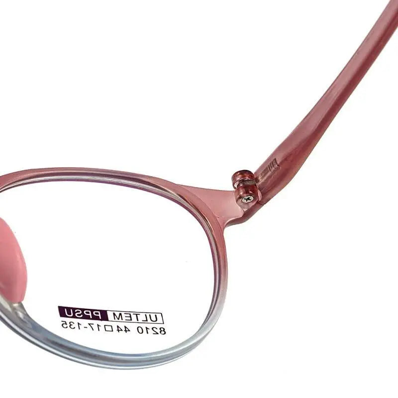 Unisex Round Full Rim Ultem Prescription Glasses 8210S — view 11 | Rx Spectacle