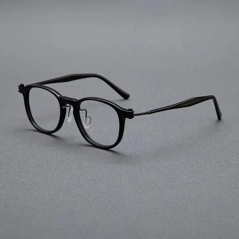 Unisex Square Full Rim Acetate Prescription Glasses 0265585 — view 4 | Rx Spectacle
