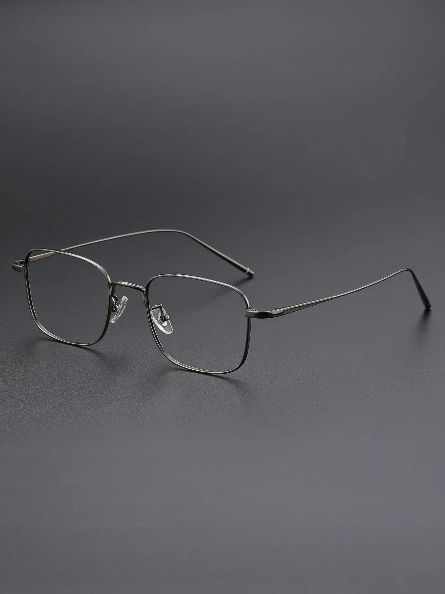 Unisex Polygon Full Rim Titanium Oversized Prescription Glasses 27268 — view 5 | Rx Spectacle