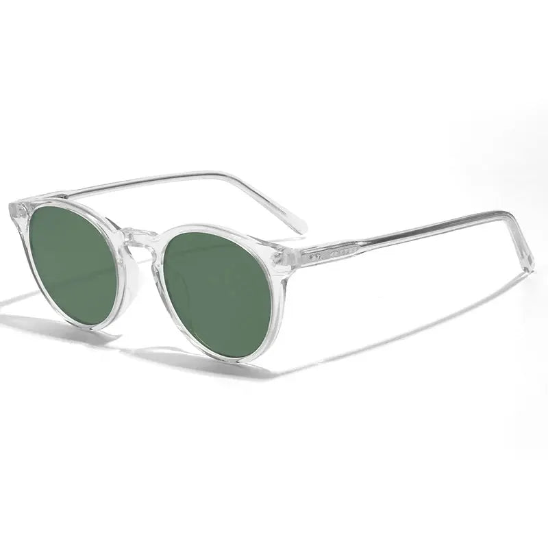 Round Full Rim Acetate Prescription Glasses 605183 — view 4 | Rx Spectacle