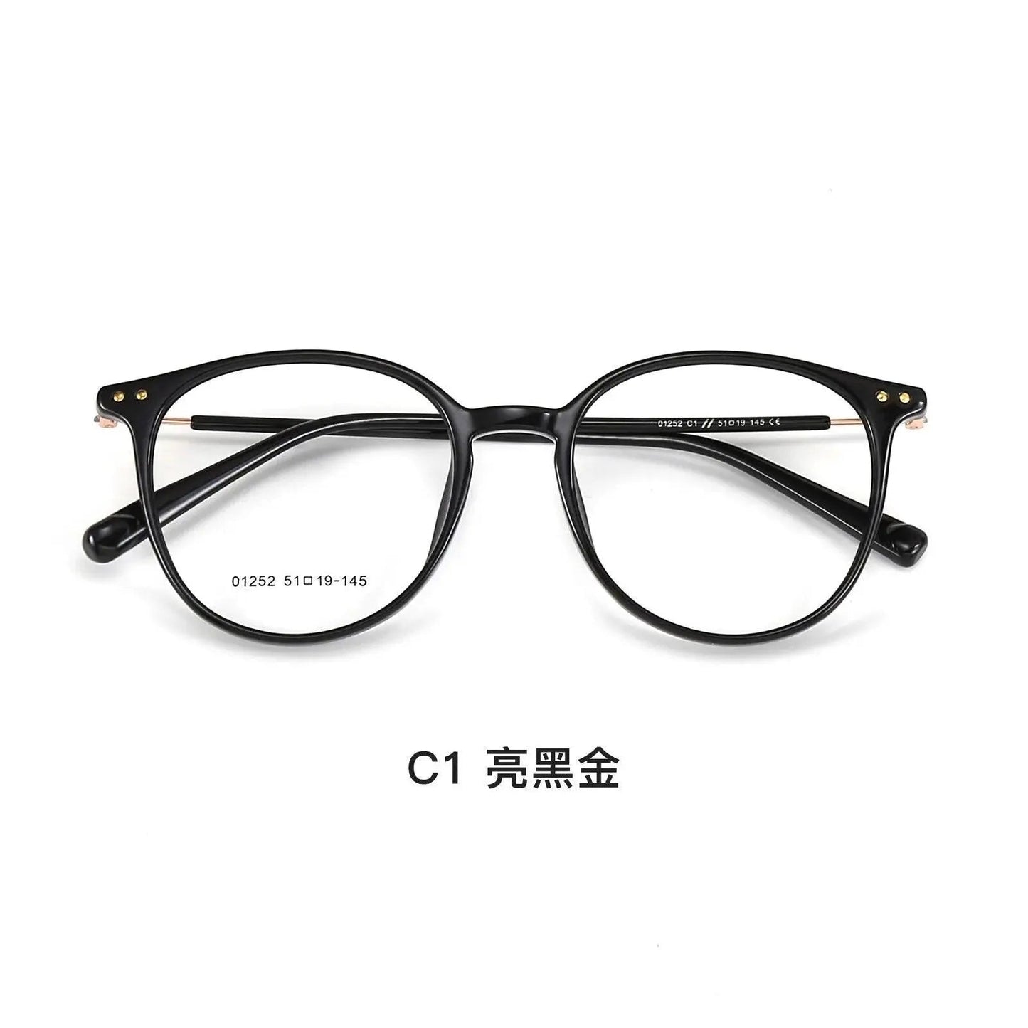 Unisex Square Full Rim TR90 Prescription Glasses 01252 — view 9 | Rx Spectacle