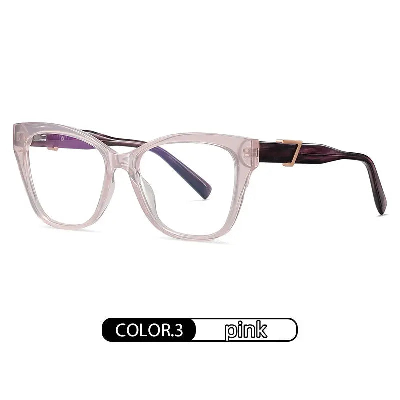 Unisex Cat Eye Full Rim Acetate Reading Glasses C909 — view 7 | Rx Spectacle