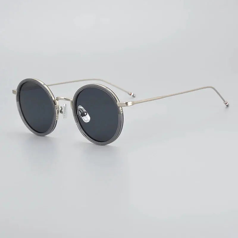 Men's Round Full Rim Alloy Prescription Glasses X906 — view 6 | Rx Spectacle