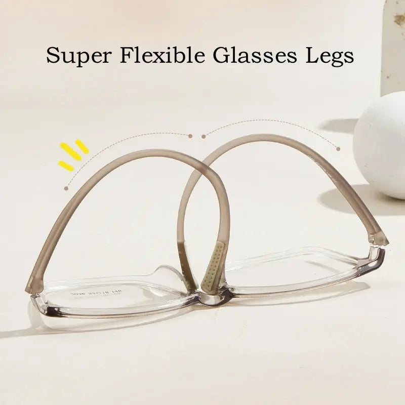 Unisex Square Full Rim TR90 Prescription Glasses Y2046 — view 5 | Rx Spectacle