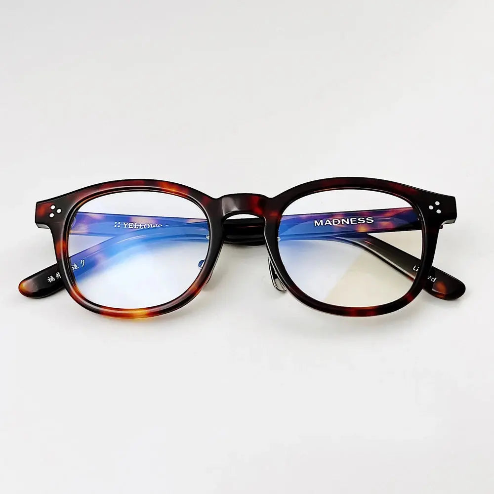Unisex Browline Full Rim Acetate Prescription Glasses 492340 — view 7 | Rx Spectacle