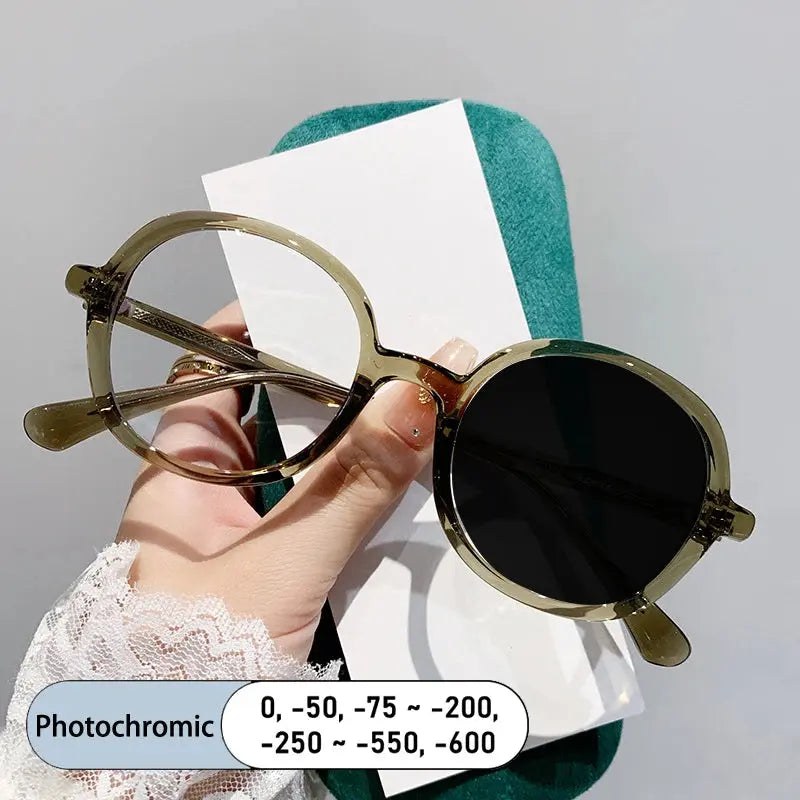Unisex Round Full Rim TR90 Reading Glasses 422309 — view 6 | Rx Spectacle