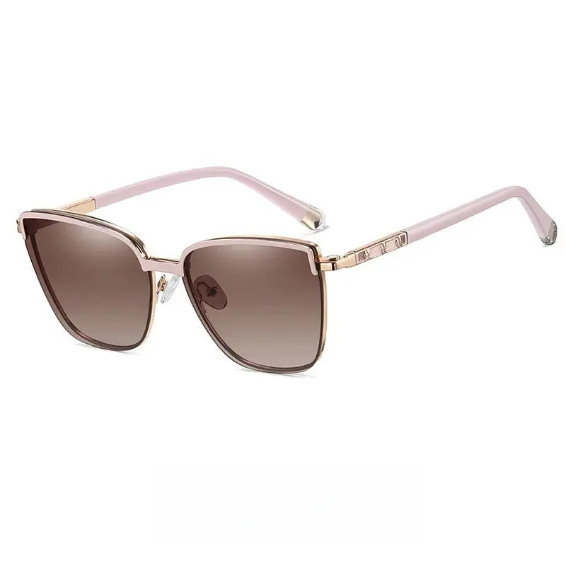 Women's Cat Eye Full Rim TR90 Clip-On Prescription Glasses 85009 — view 4 | Rx Spectacle