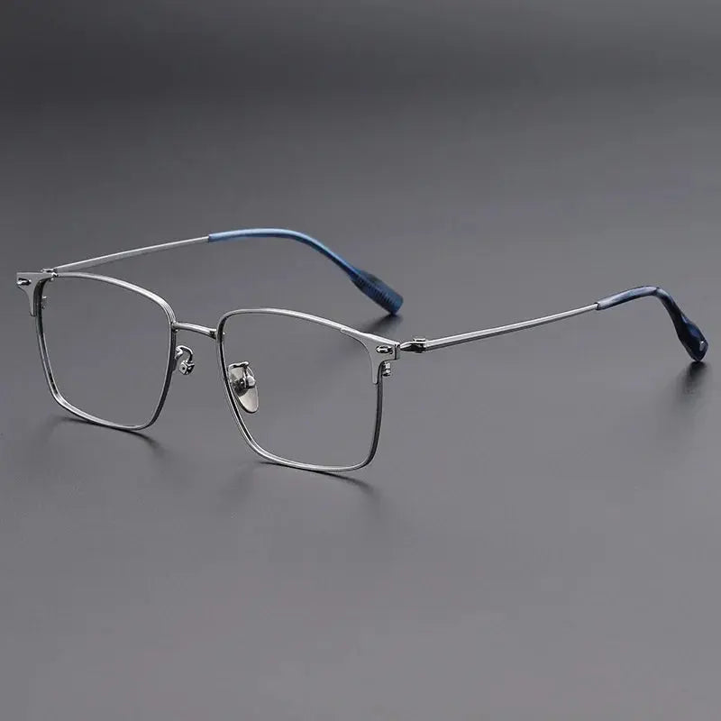Men's Square Full Rim Alloy Prescription Glasses 810085 — view 3 | Rx Spectacle