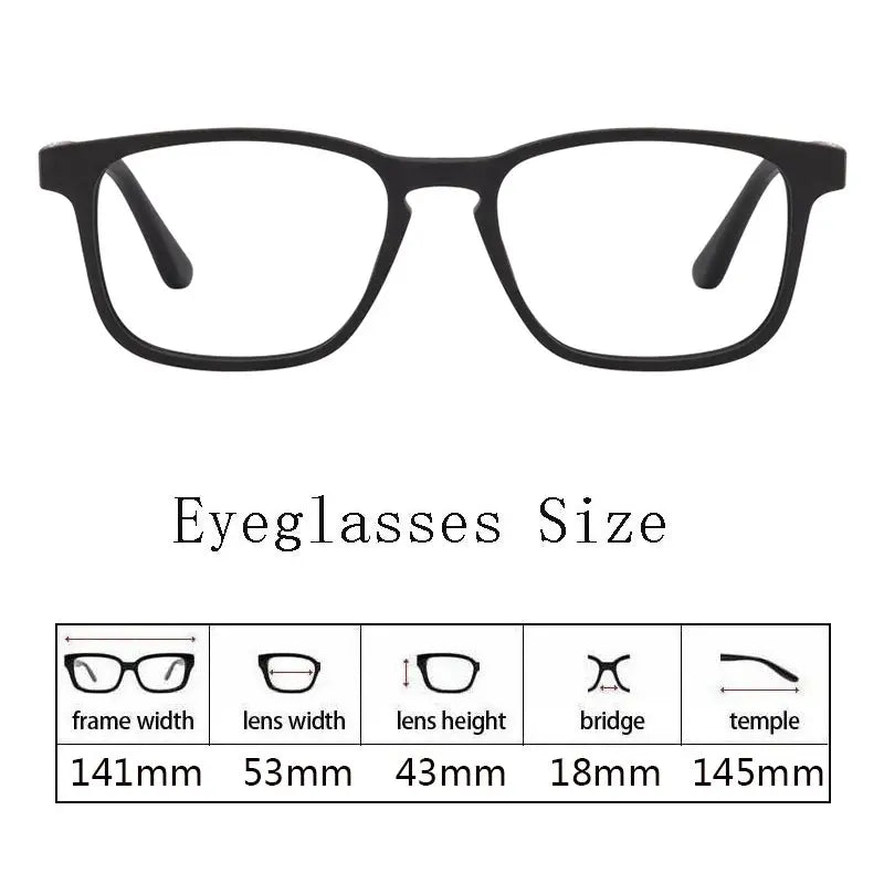 Women's Square Full Rim Titanium Prescription Glasses 98098 — view 2 | Rx Spectacle