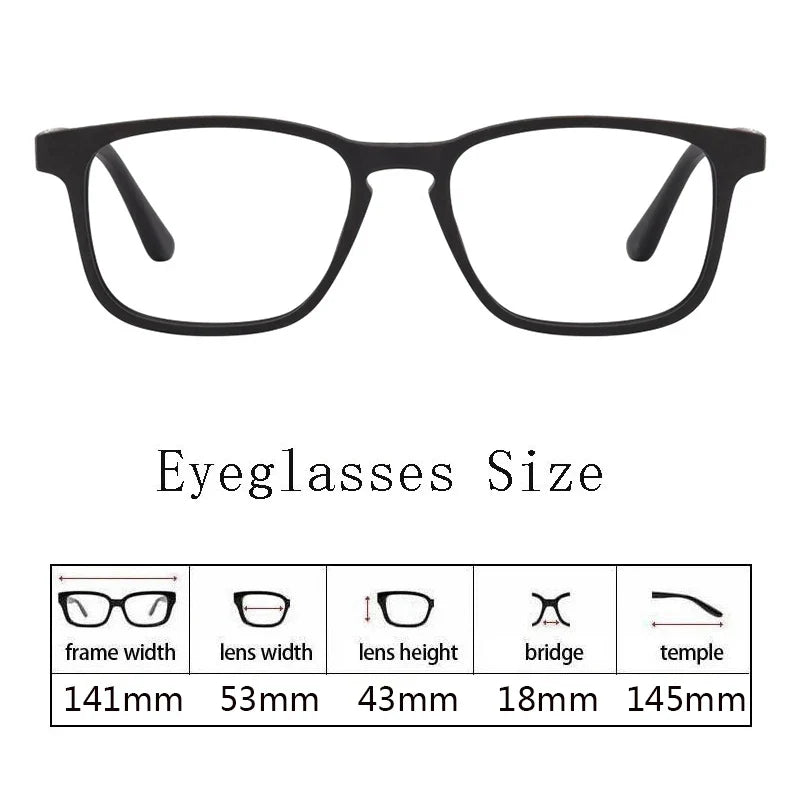 Unisex Square Full Rim Acetate Prescription Glasses 809800 — view 2 | Rx Spectacle