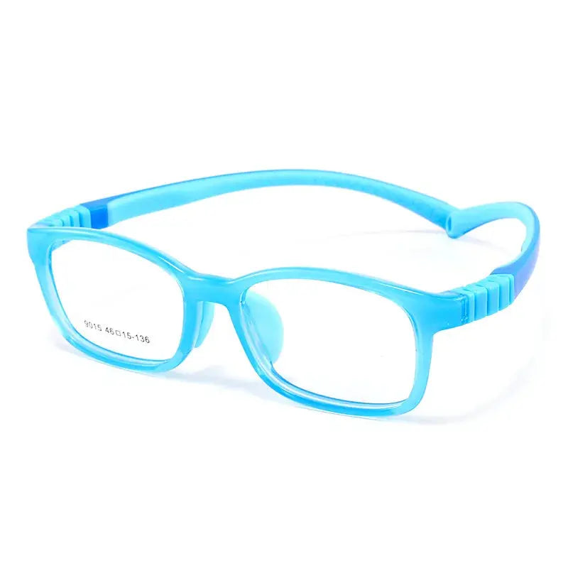 Unisex Square Full Rim TR90 Prescription Glasses Y9015 — view 7 | Rx Spectacle