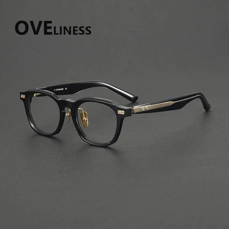 Unisex Oval Full Rim Acetate Prescription Glasses 321023 — view 5 | Rx Spectacle
