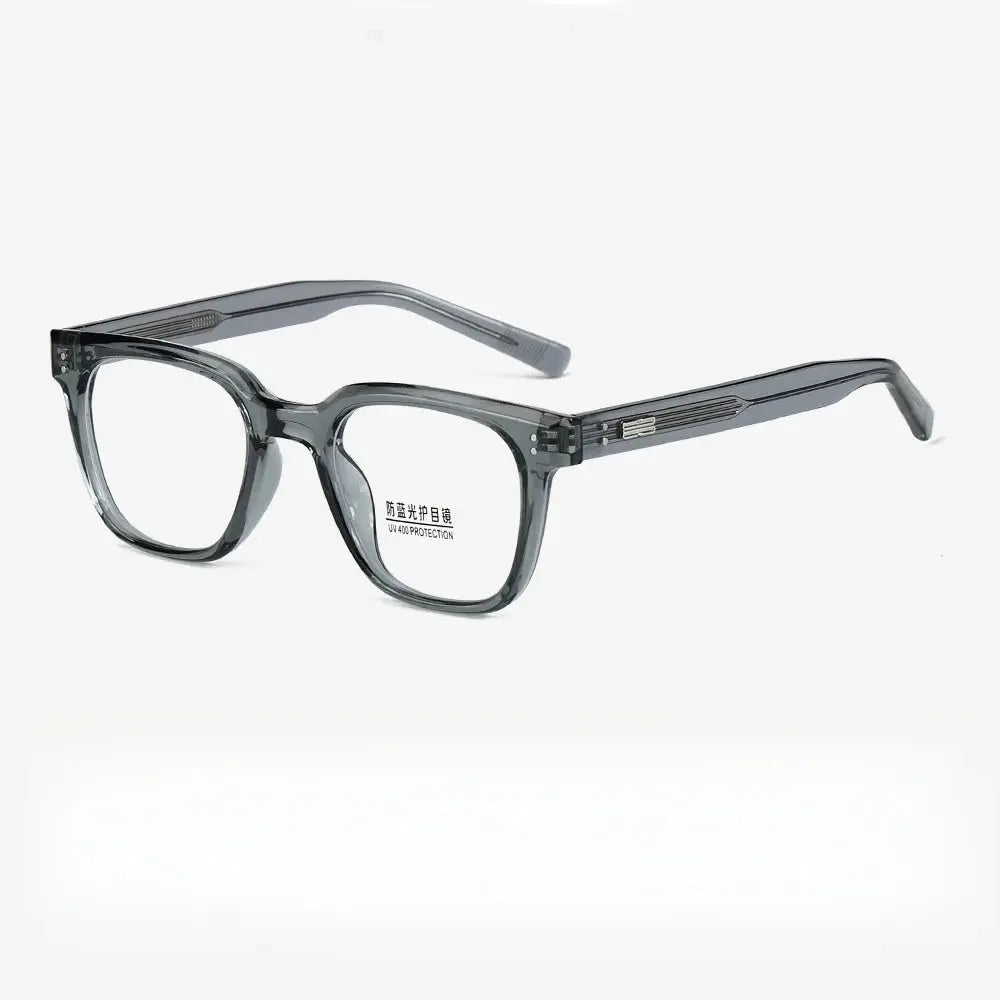 Unisex Square Full Rim TR90 Prescription Glasses Y9136 — view 11 | Rx Spectacle
