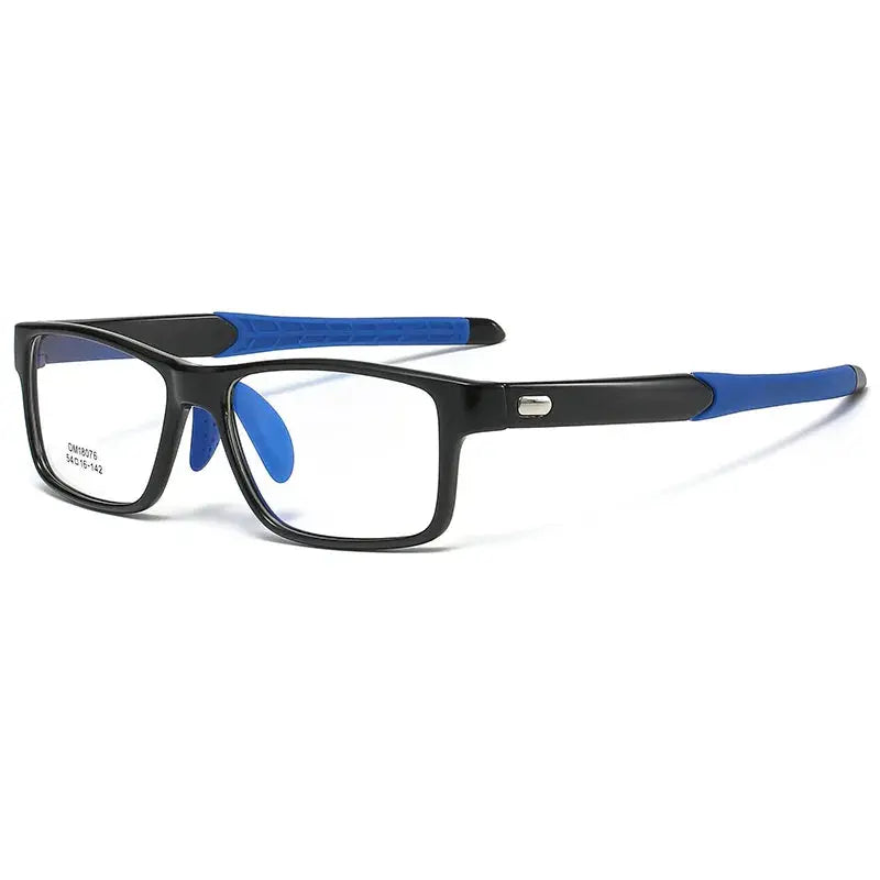 Men's Square Full Rim Titanium Prescription Glasses 818076 — view 3 | Rx Spectacle