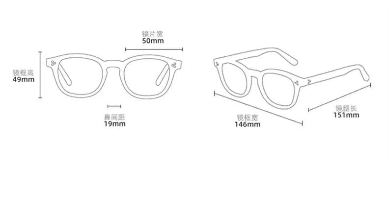 Men's Square Full Rim Acetate Prescription Glasses 4950 — view 12 | Rx Spectacle