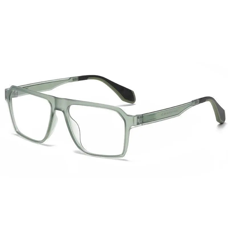 Men's Square Full Rim Titanium Sports Glasses 02004 — view 7 | Rx Spectacle