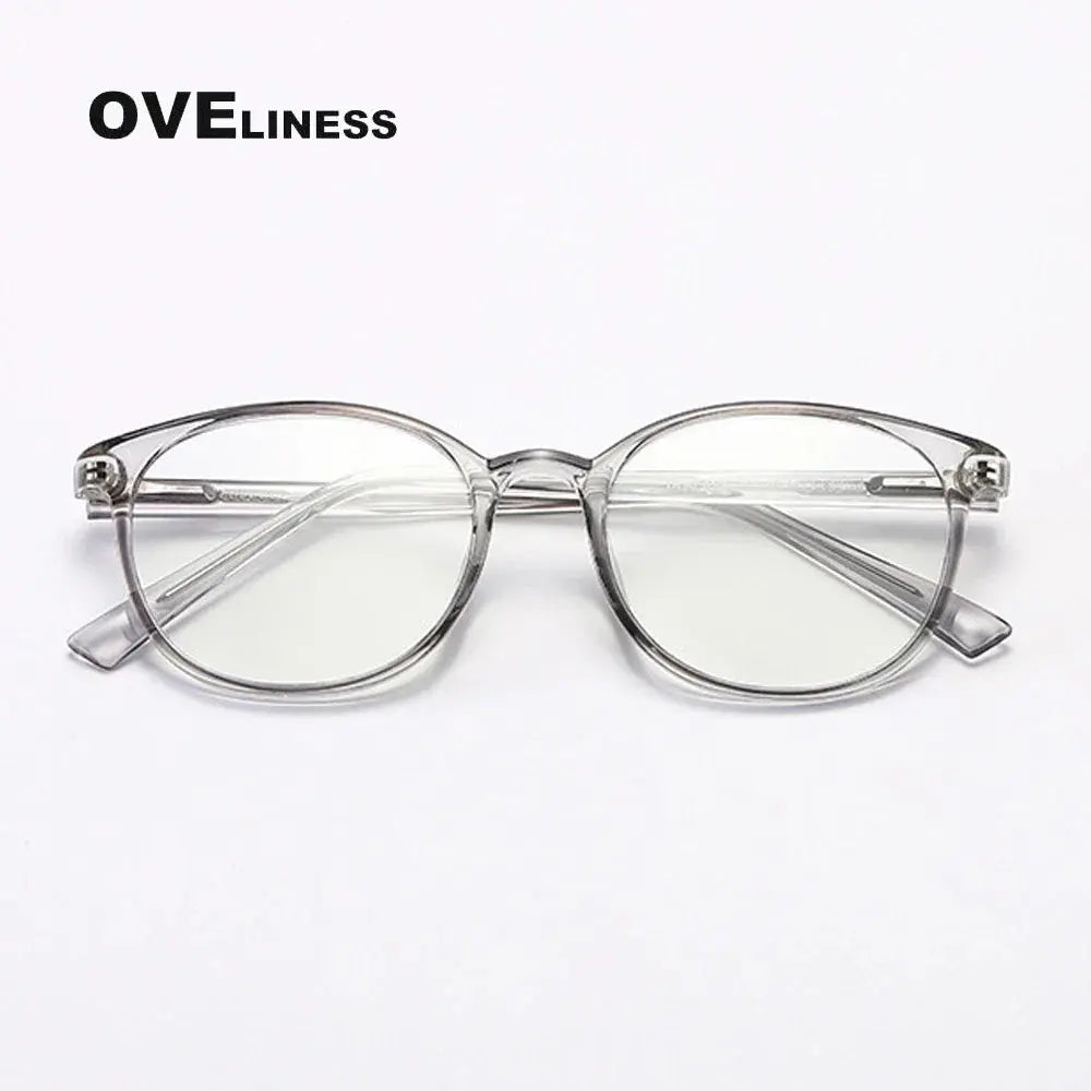 Women's Round Full Rim Titanium Prescription Glasses 398109 — view 3 | Rx Spectacle