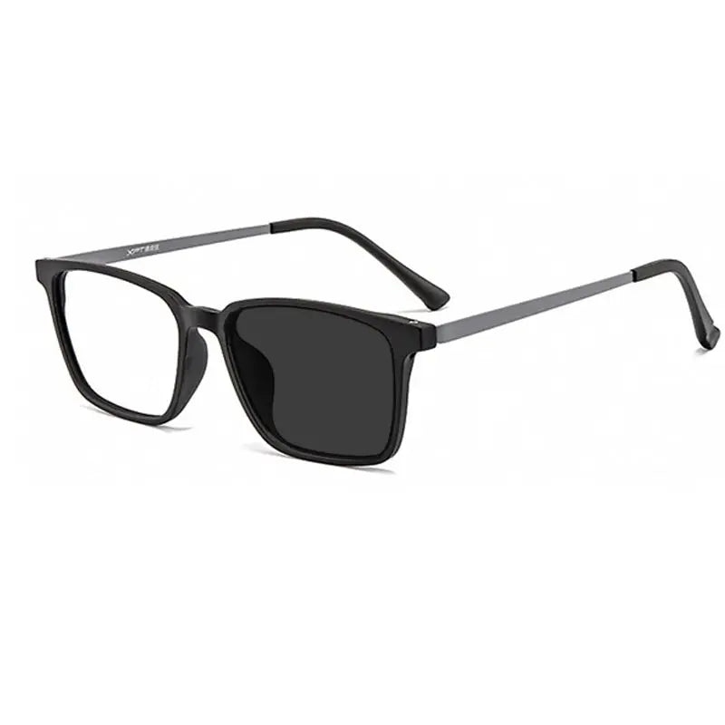 Unisex Square Full Rim Titanium Reading Glasses 8922 — view 11 | Rx Spectacle