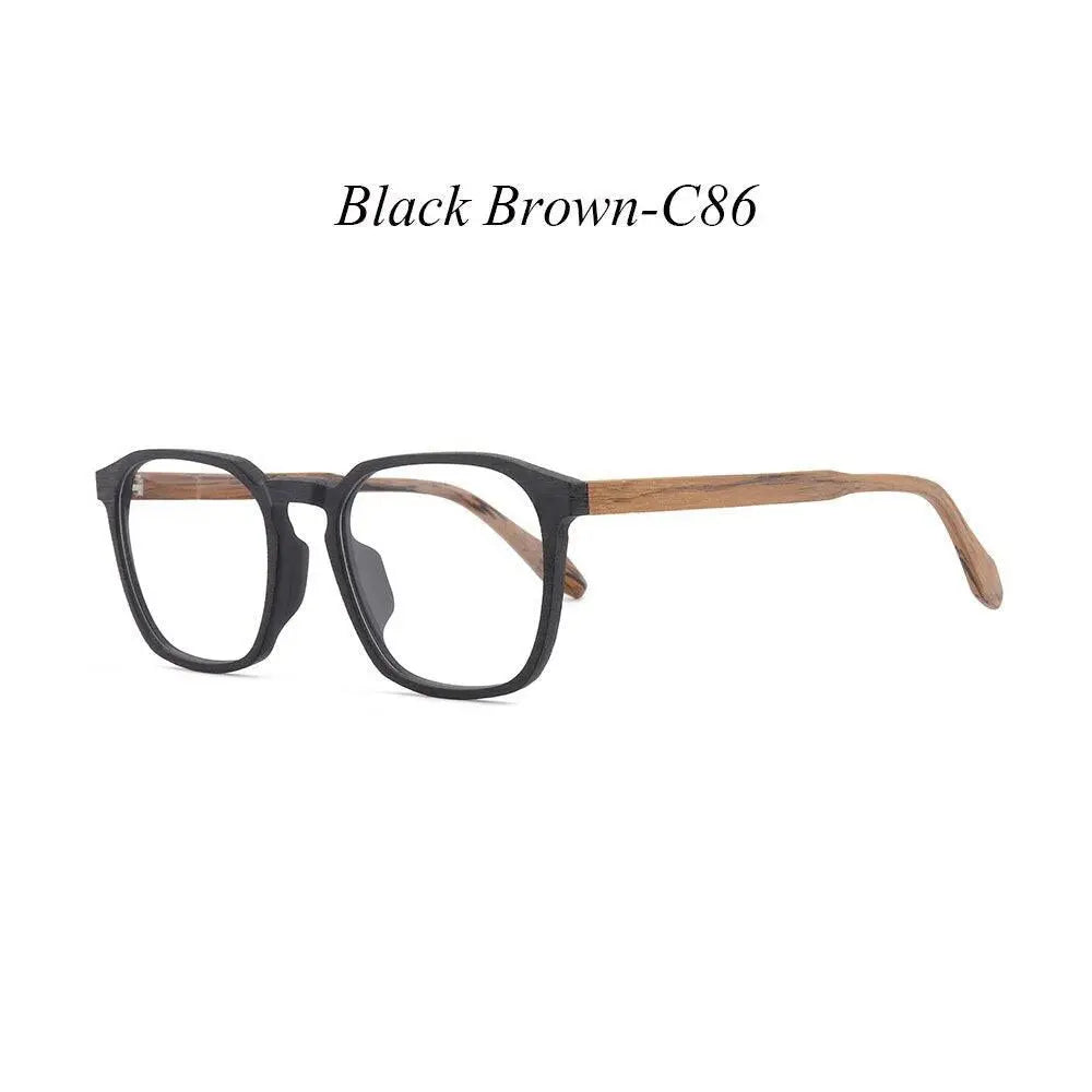 Unisex Square Full Rim Alloy Prescription Glasses 1692 — view 7 | Rx Spectacle