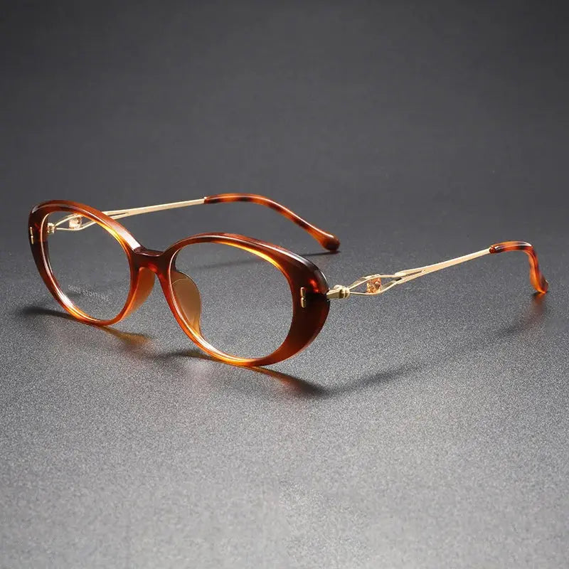Women's Oval Full Rim TR90 Prescription Glasses 726020 — view 3 | Rx Spectacle