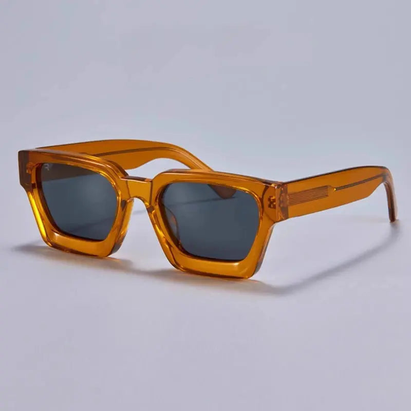 Unisex Square Full Rim Acetate Prescription Glasses 721439 — view 3 | Rx Spectacle
