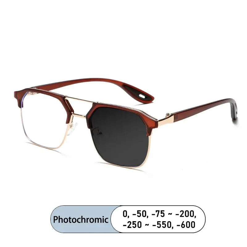 Unisex Square Full Rim TR90 Double Bridge Reading Glasses 968329 — view 8 | Rx Spectacle