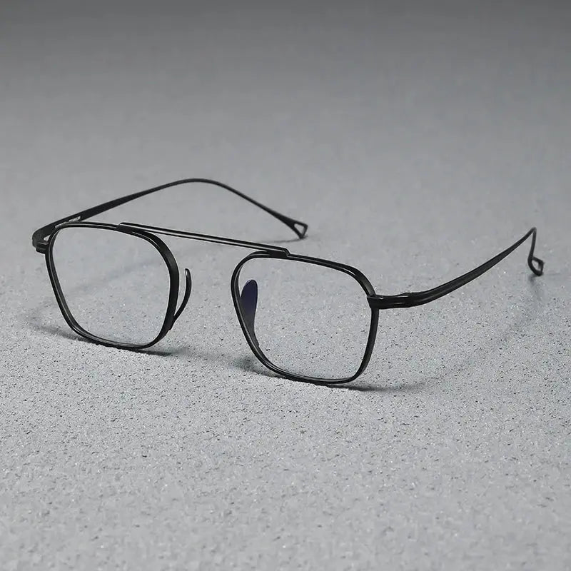 Women's Browline Full Rim Titanium Prescription Glasses 639501 — view 5 | Rx Spectacle